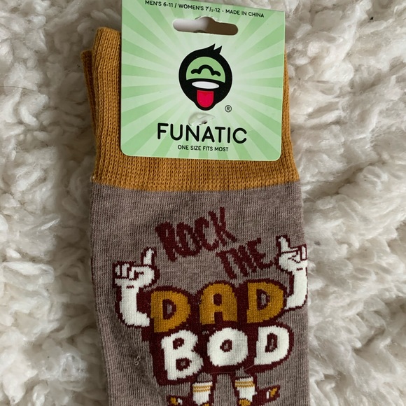 “Rock the Dad Bod” Men’s Socks - Picture 4 of 4